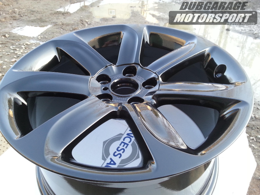 Audi TT gloss black powdercoat
